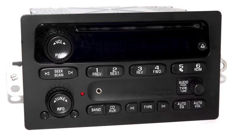 2006 GMC Yukon XL 1500 AM FM CD Radio w Upgraded Aux 3.5mm Input UB0 10359576