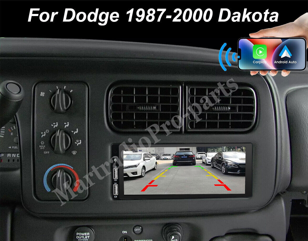 For 1987-2000 Dodge Dakota Apple Carplay Car Radio Android GPS FM Stereo DSP FM