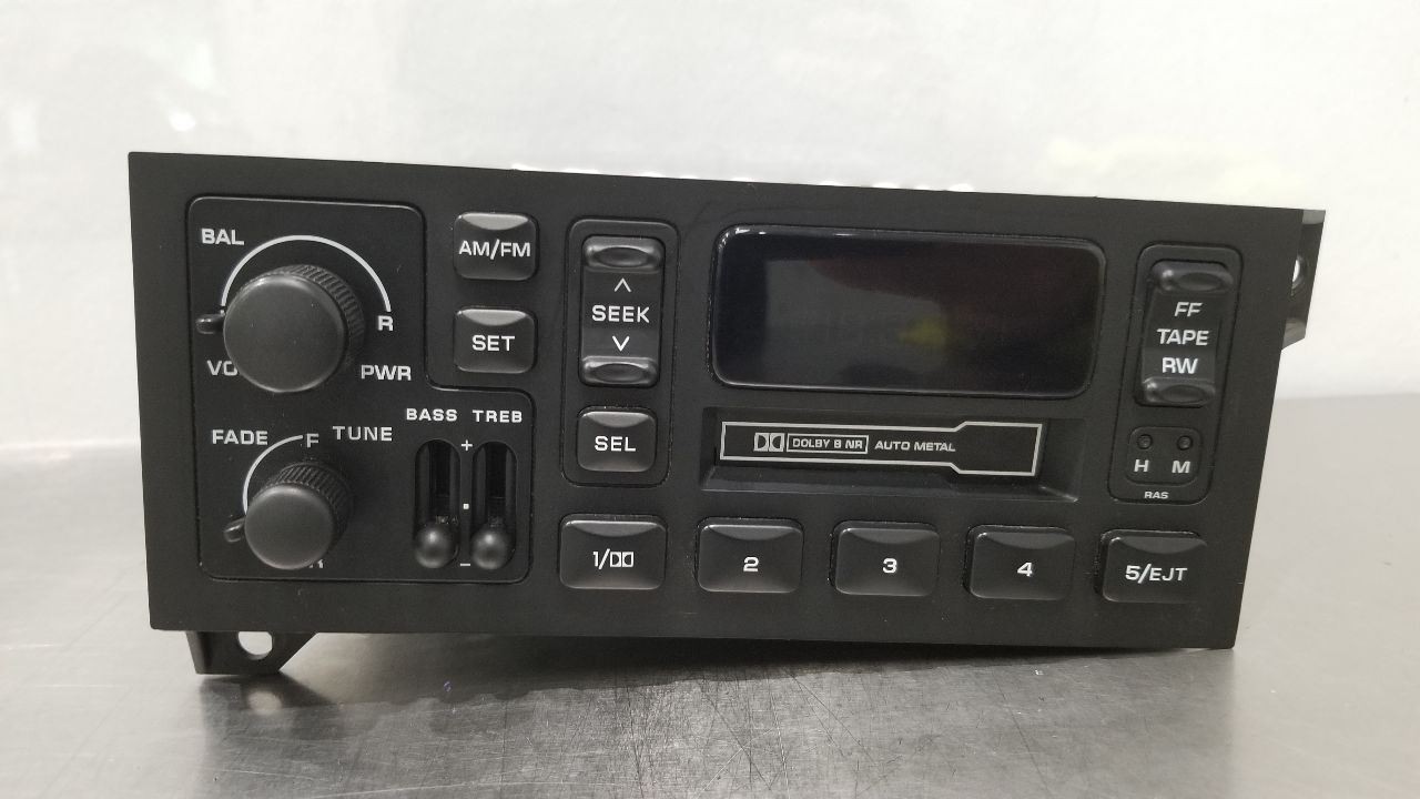 2001 DODGE RAM 2500 SLT RADIO AUDIO DISPLAY CONTROL PANEL WITH RECEIVER