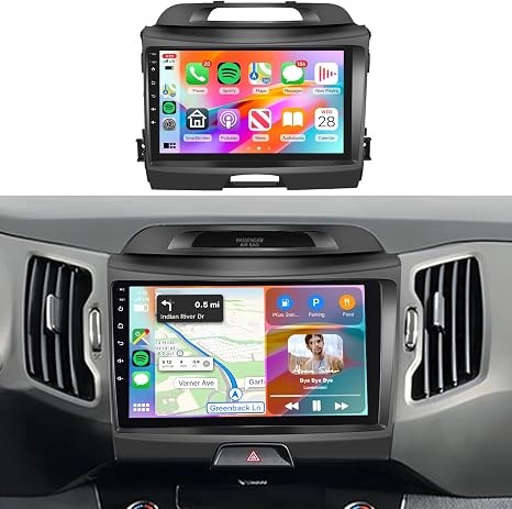 4+64G For KIA Sportage 3 2010-2016 Android 15 Carplay Car Radio Stereo GPS Navi