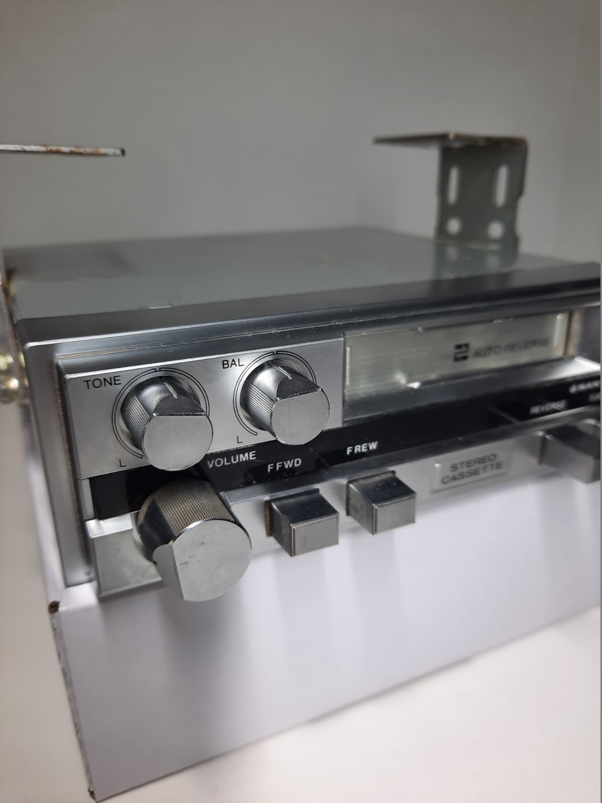 Vtg Sanyo FT-802 Auto Reverse Under Dash Cassette Player TESTED Original Owner