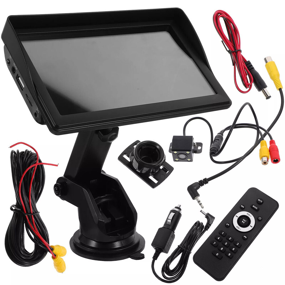 7″ Portable Wireless Car Stereo With Carplay Android Auto Play FM & Backup Cam