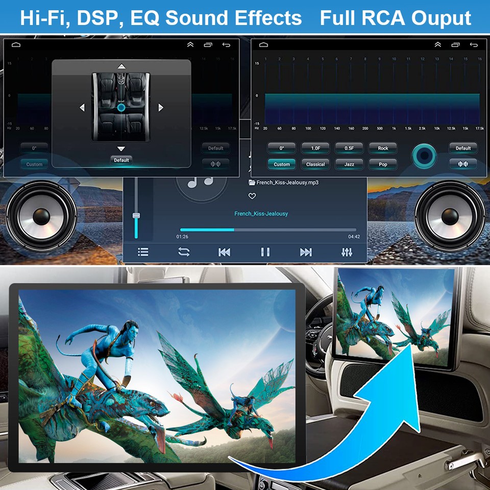 13″ Android Car Radio Stereo Carplay For Land Rover Defender 2018-24