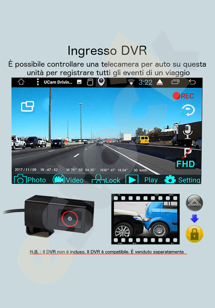 “CAR TABLET BLACK FOR FORD KUGA CAR RADIO ANDROID 10 4G MEMORY + 64G ROM WI-FI GPS 7”