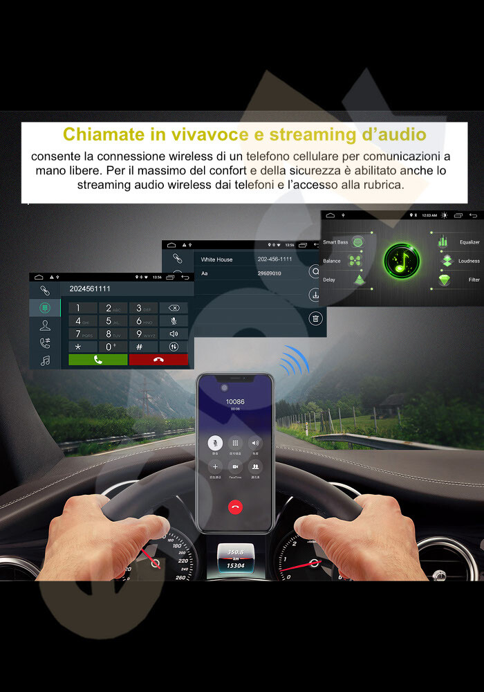 “CAR TABLET BLACK FOR FORD KUGA CAR RADIO ANDROID 10 4G MEMORY + 64G ROM WI-FI GPS 7”