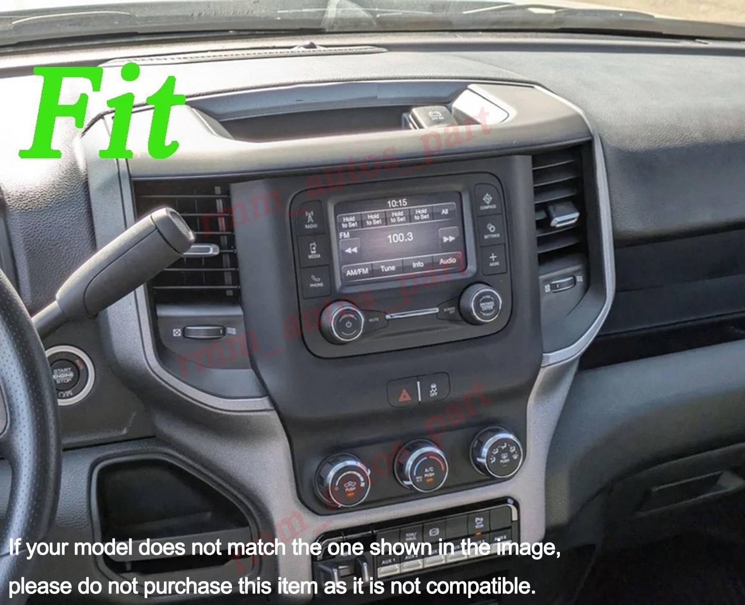 For Ram 1500 2500 3500 2019-2024 Android 15 Carplay Car Stereo Radio GPS