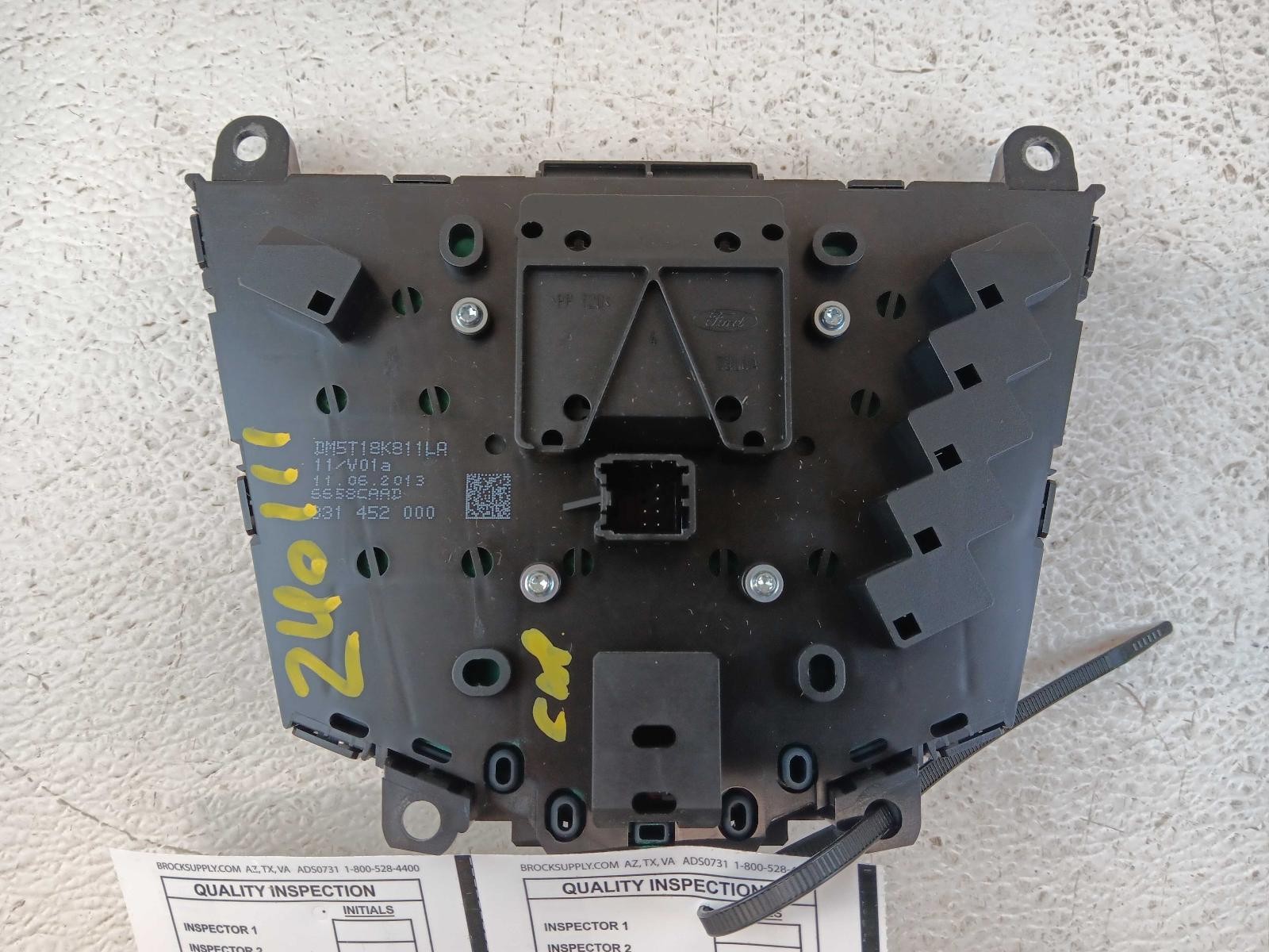 13 14 Ford Focus Radio Control Panel ID DM5T-18K811-LA **May Need Programming**