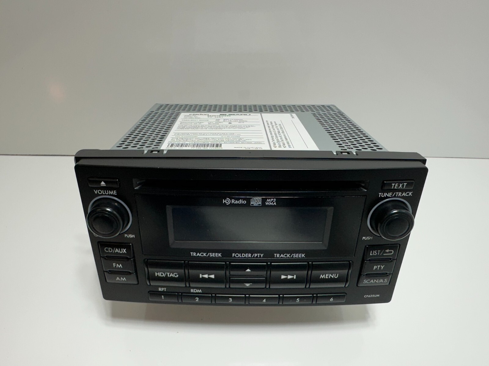 Subaru Forester Impreza Radio CD MP3 WMA 86201SG620 PF-3491 – 2012 2016 MINT