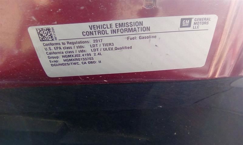 Audio Equipment Radio Receiver AM-FM-MP3-USB Opt Ufu Fits 16-17 EQUINOX 327263