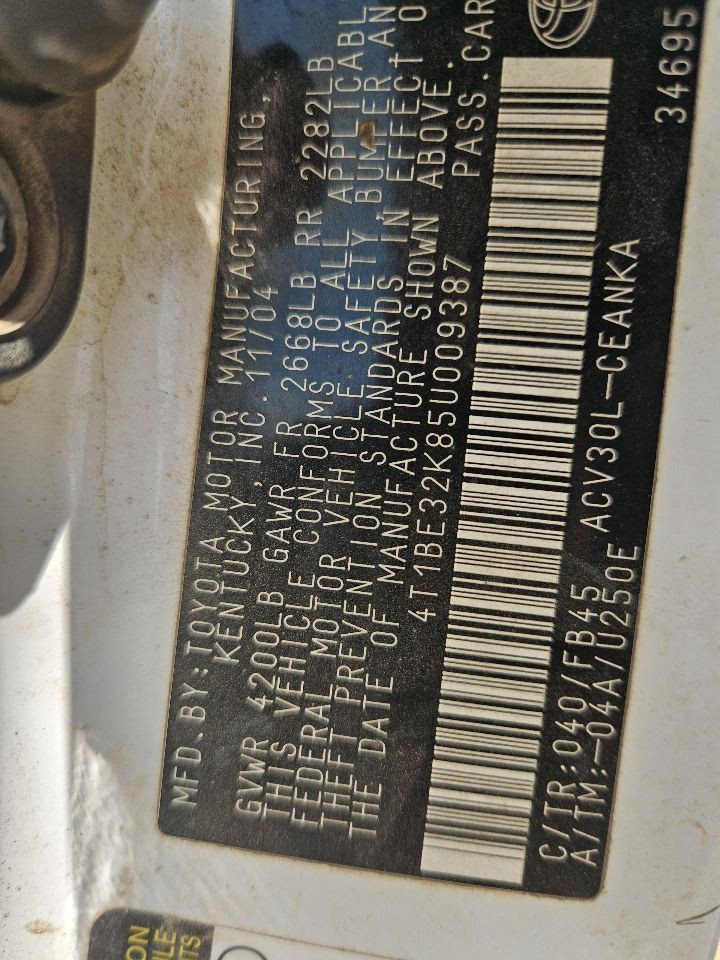 Audio Equipment Radio Receiver With CD Le Fits 05-06 CAMRY 29923500