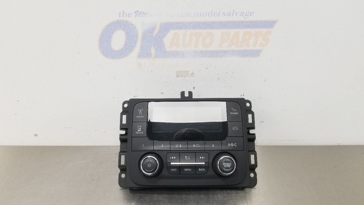 2019 DODGE RAM 1500 RADIO AUDIO RECEIVER DISPLAY CONTROL PANEL 68271362AC