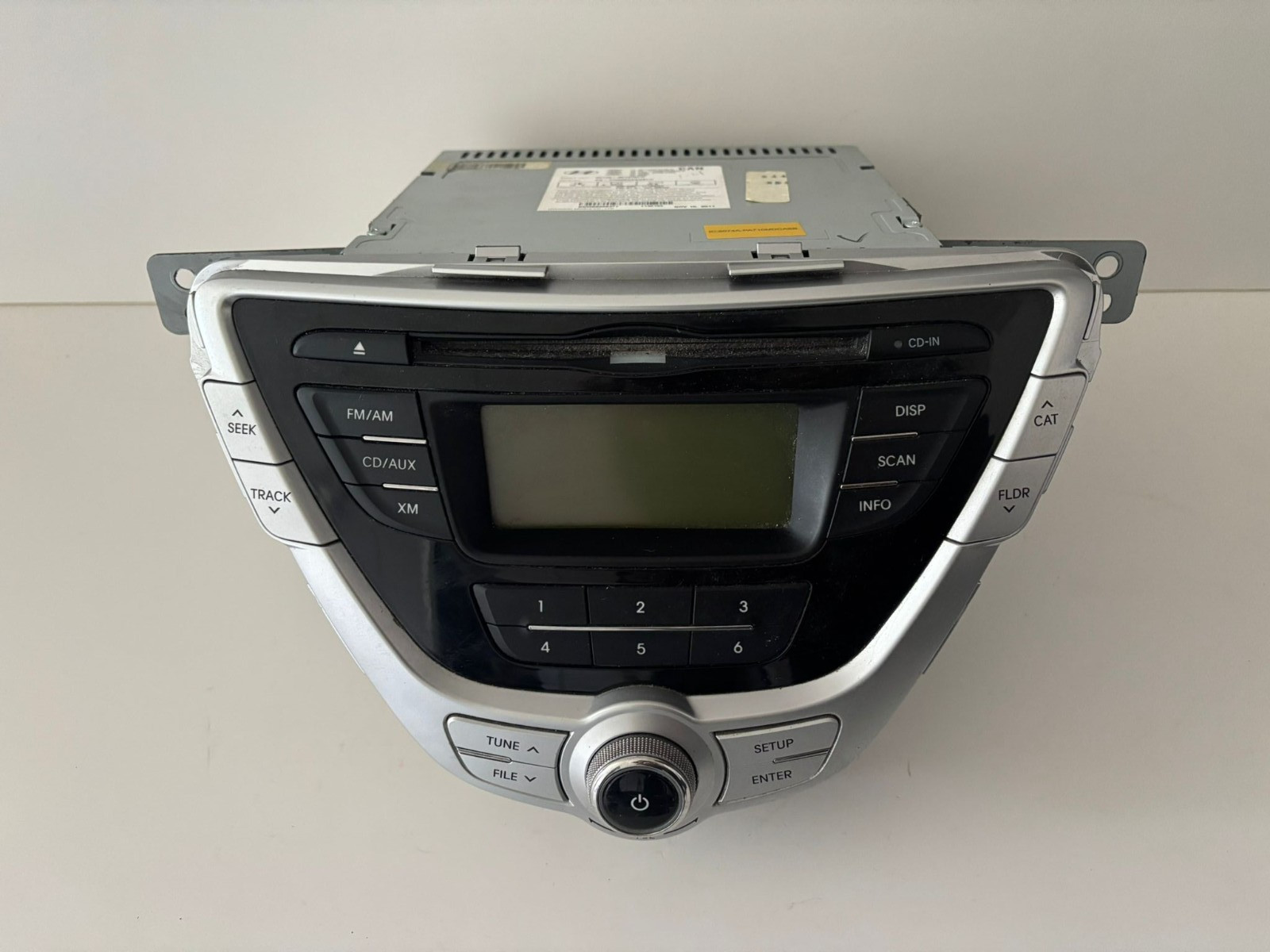 2011-2013 Hyundai Elantra Radio Receiver CD Player 96170-3X131BLH Silver OEM