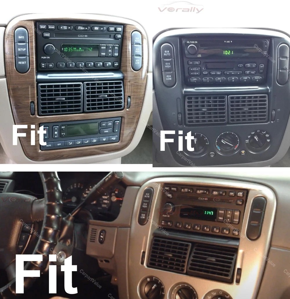 For 1998-2005 Ford Explorer 7″ Android 15 Wireless Carplay Car Stereo Radio GPS