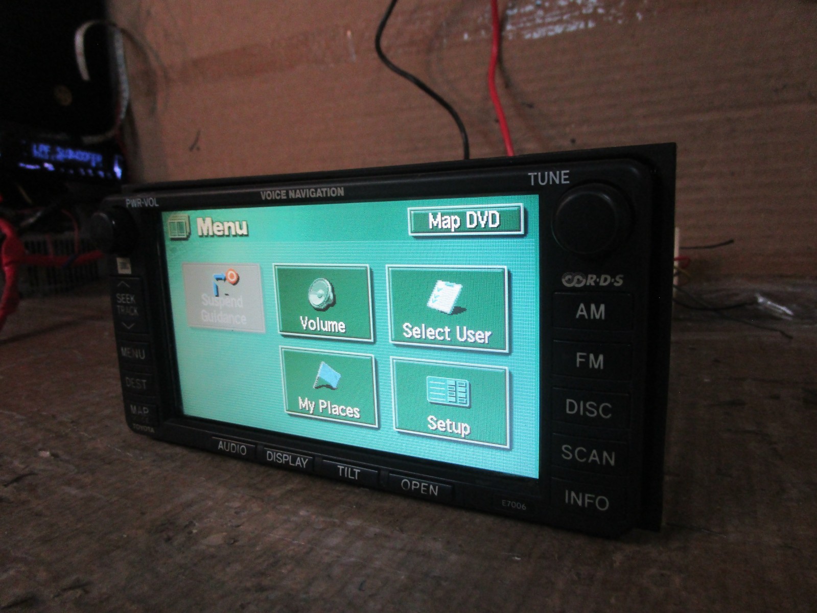 04 05 06 07 Toyota Sequoia Radio Stereo Navigation Display Screen 861200c160