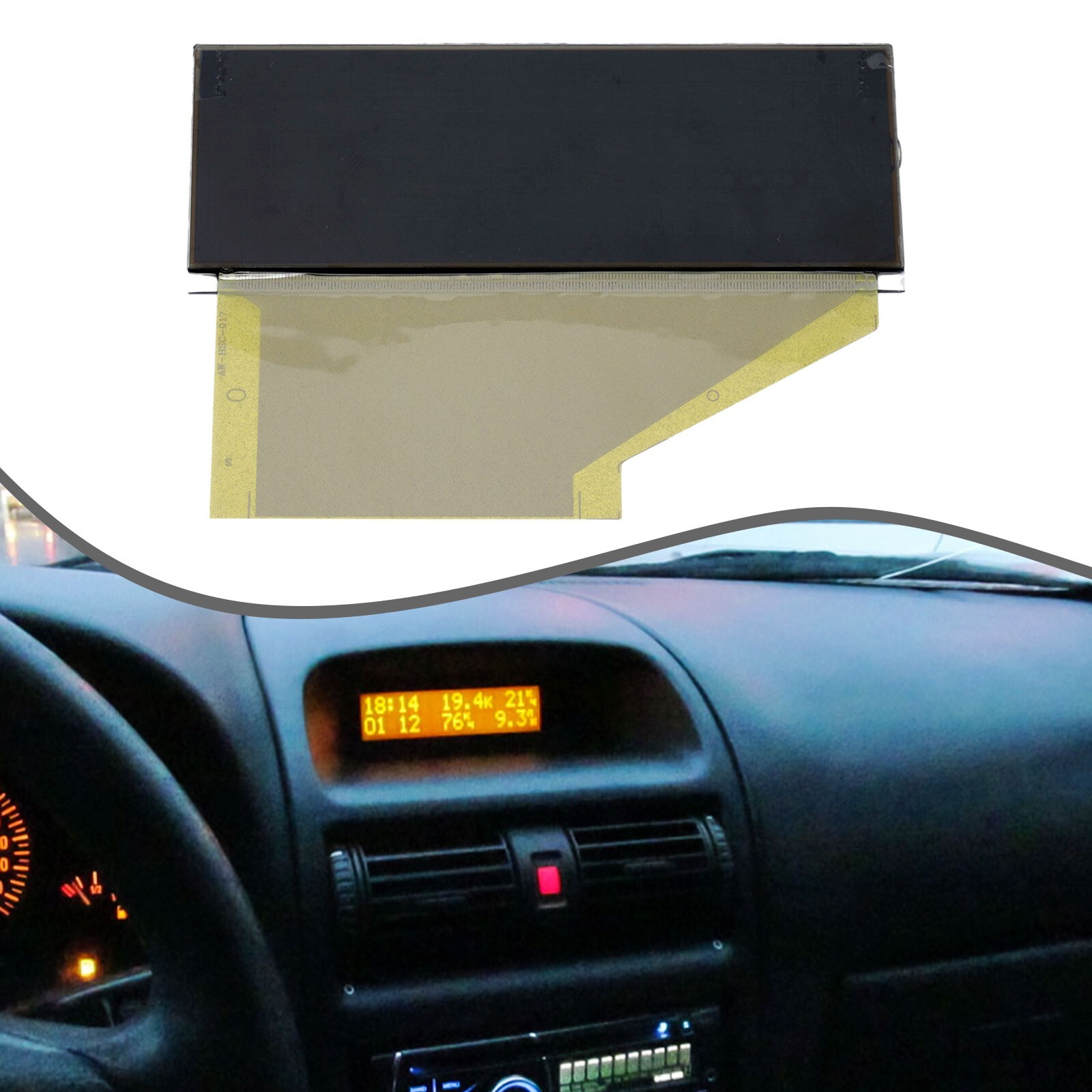 1pcs LCD Display Ribbon Easy Installation For Opel ASTRA Info Display 024461677
