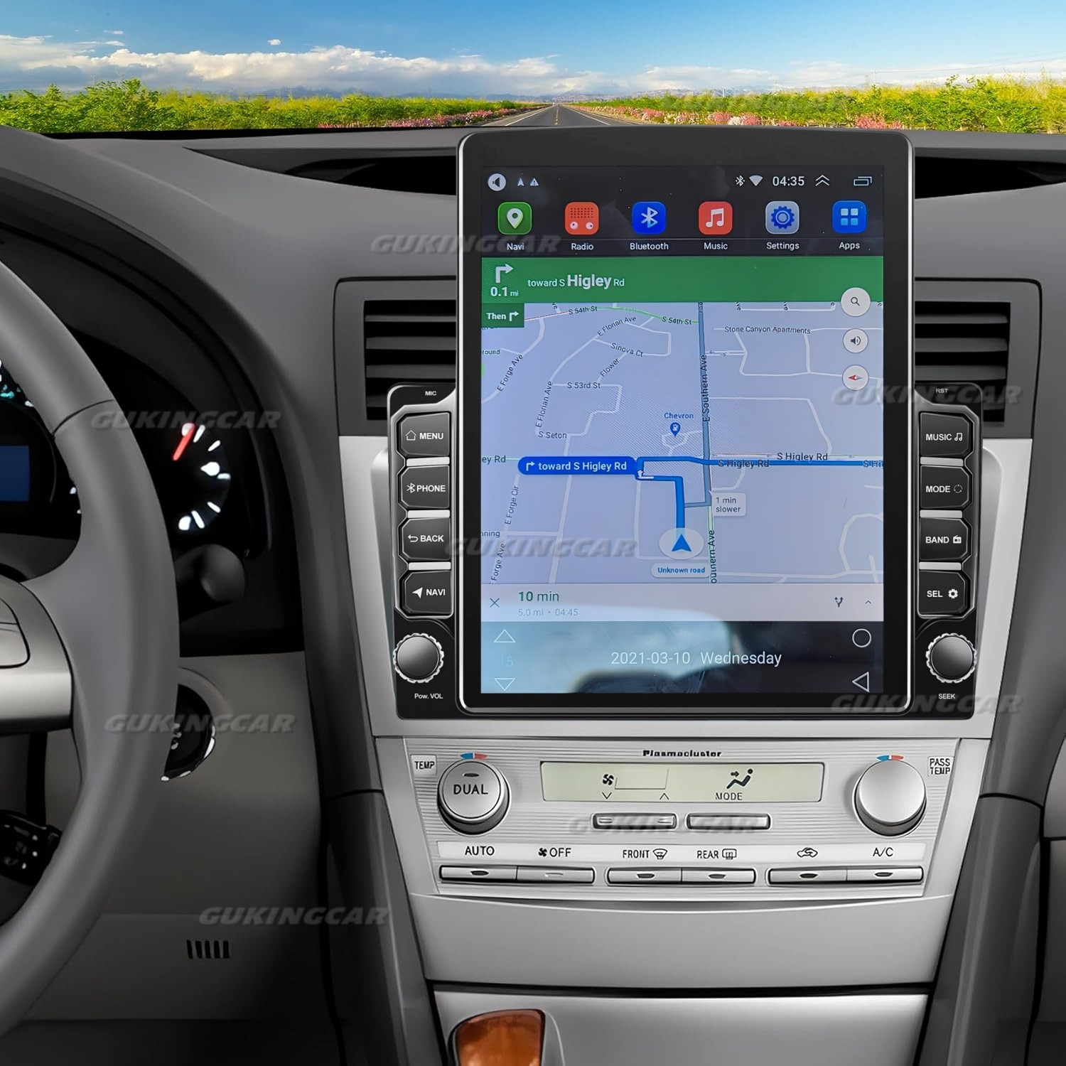 9.7″ For Toyota Camry 2007-2011 Android CarPlay Car Stereo Radio GPS Navi WiFi