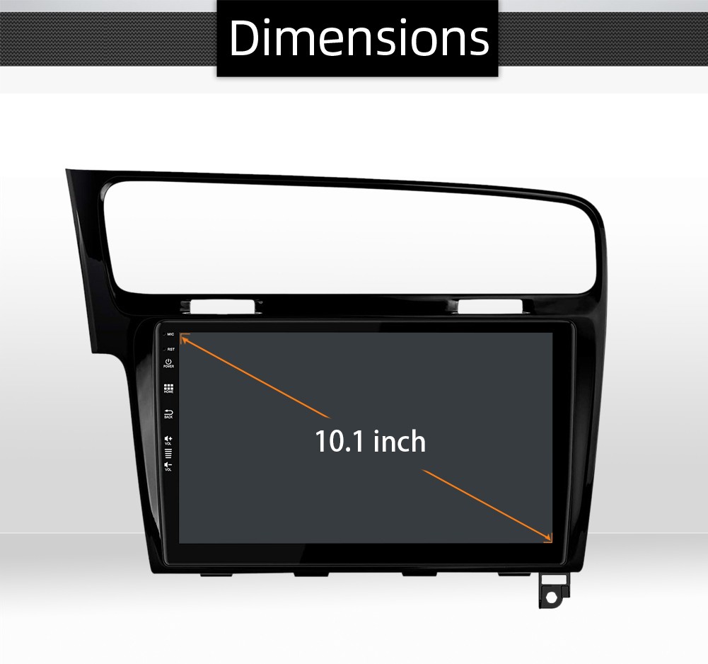 6GB+128GB Android 16 GPS Car Stereo For Volkswagen Golf 7 2012-2020 DSP Car play