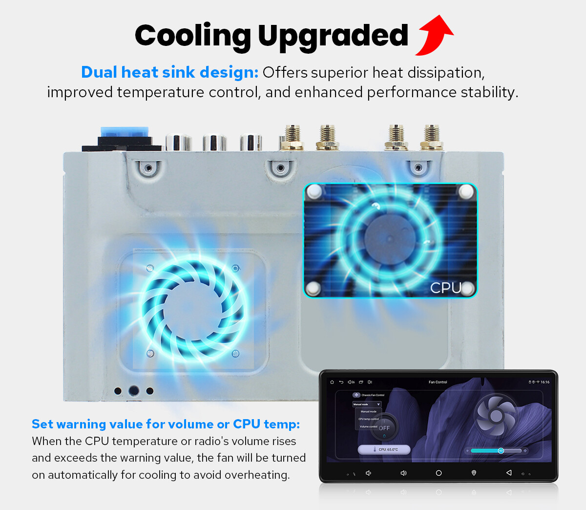 JOYING 8.9 Inch Single Din Universal Android 12.0 Car Radio Octa Core 8+128GB BT