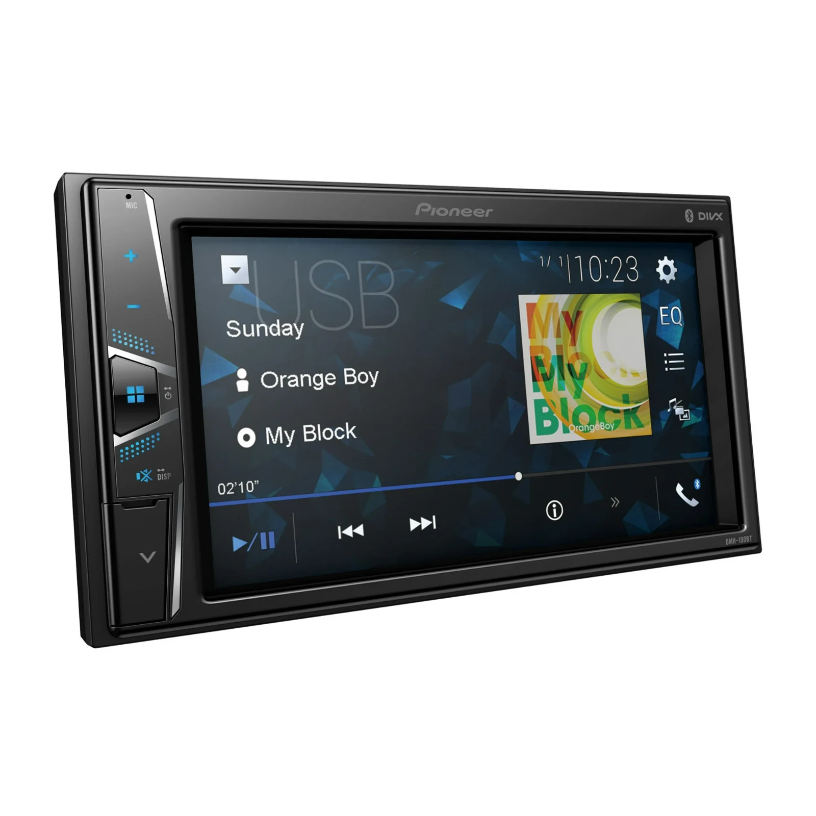 Pioneer DMH-100BT 6.2″ – WVGA Display, Built-in Bluetooth – Digital Media Receiv