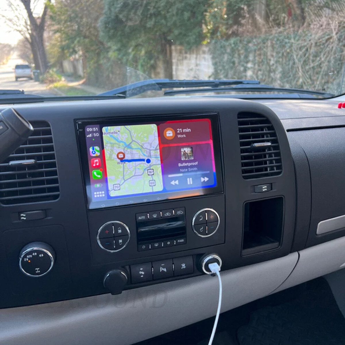 For 2007-2013 Silverado GMC Car Radio Stereo Carplay 4+64G 8in Player BT
