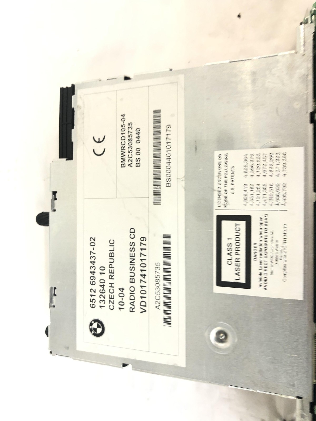 04-06 BMW X3 Business Radio CD Player Oem Tested May Need Dealer Programming #