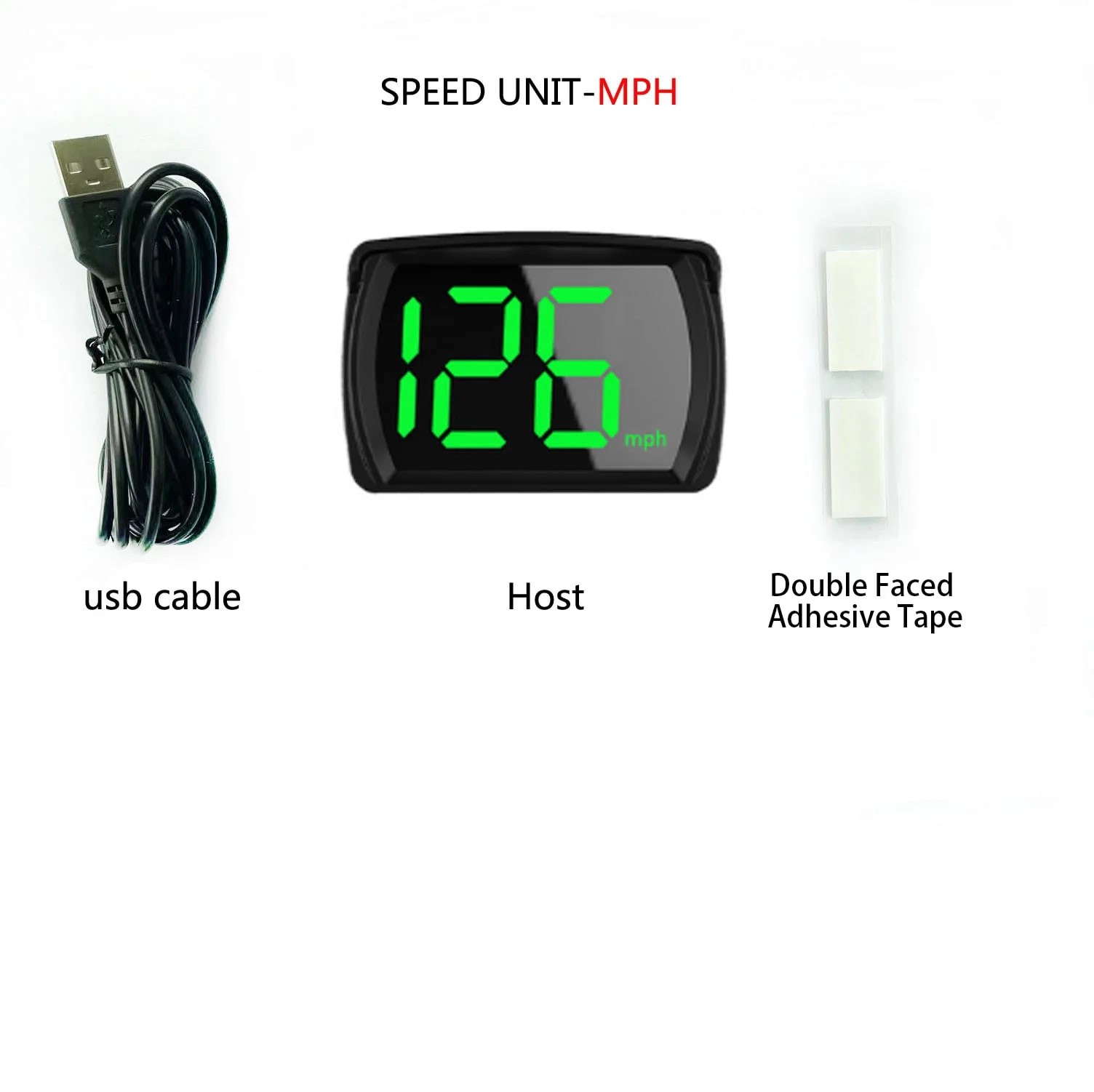 GPS Head Up Display Speedometer Digital Projector Universal Car Truck Auto
