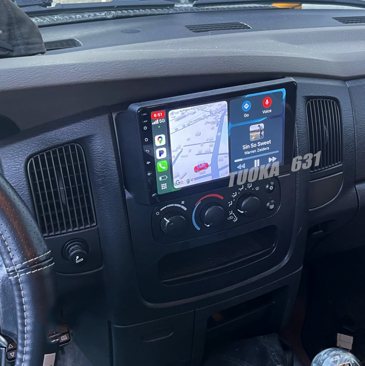 For 2002-2005 Dodge Ram CarPlay Android 13 Car Radio Stereo DSP GPS