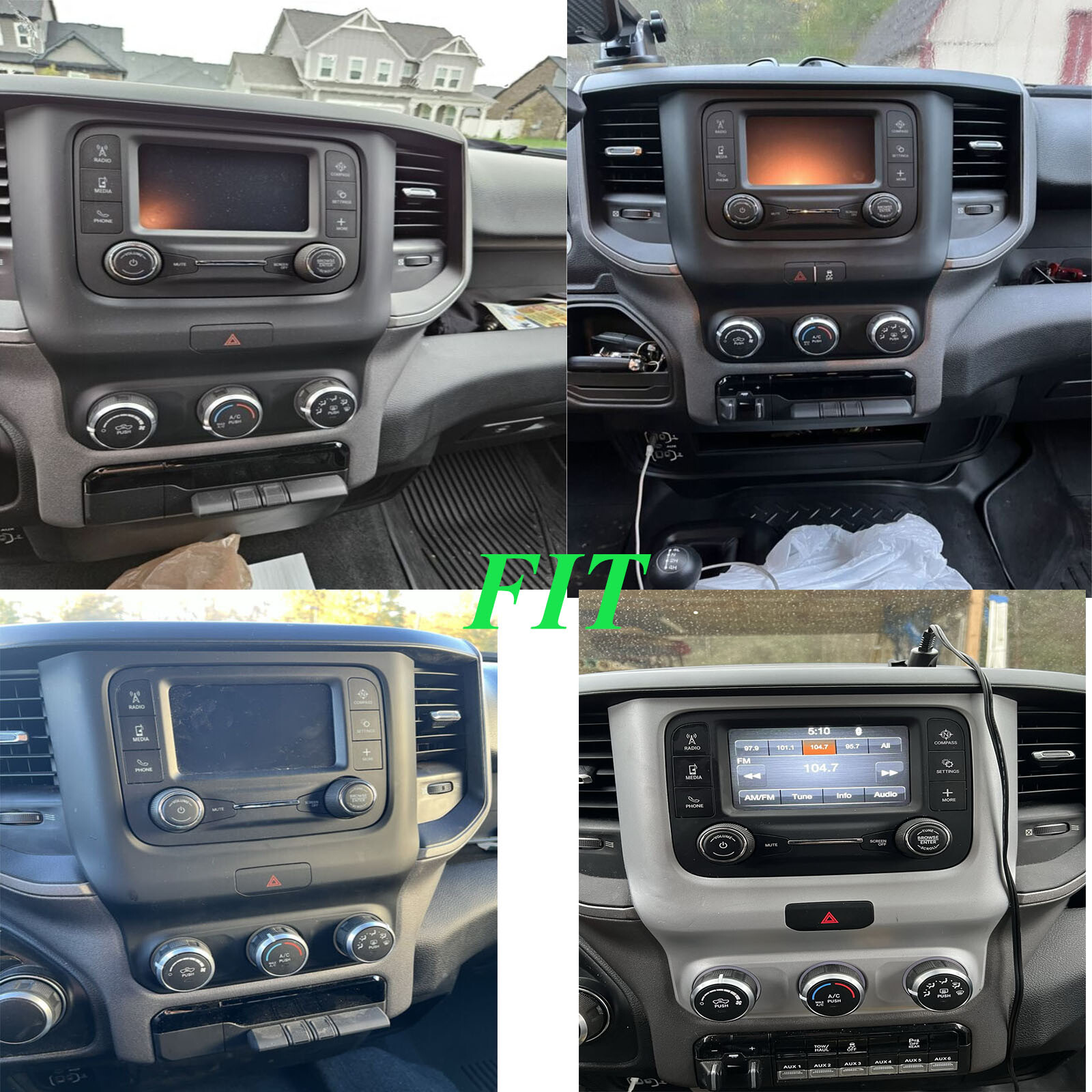For 2013-18 Dodge Ram 1500 2500 3500 Android 13 Carplay Car Stereo Radio GPS 32G