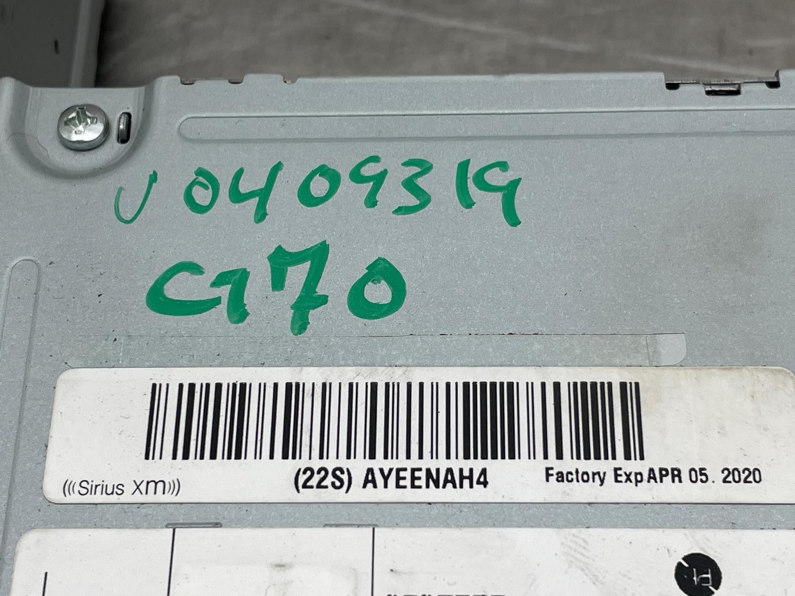 2019 Genesis G70 OEM AM/FM Radio Receiver Navigation Unit 96160-G9140VCA 20 21