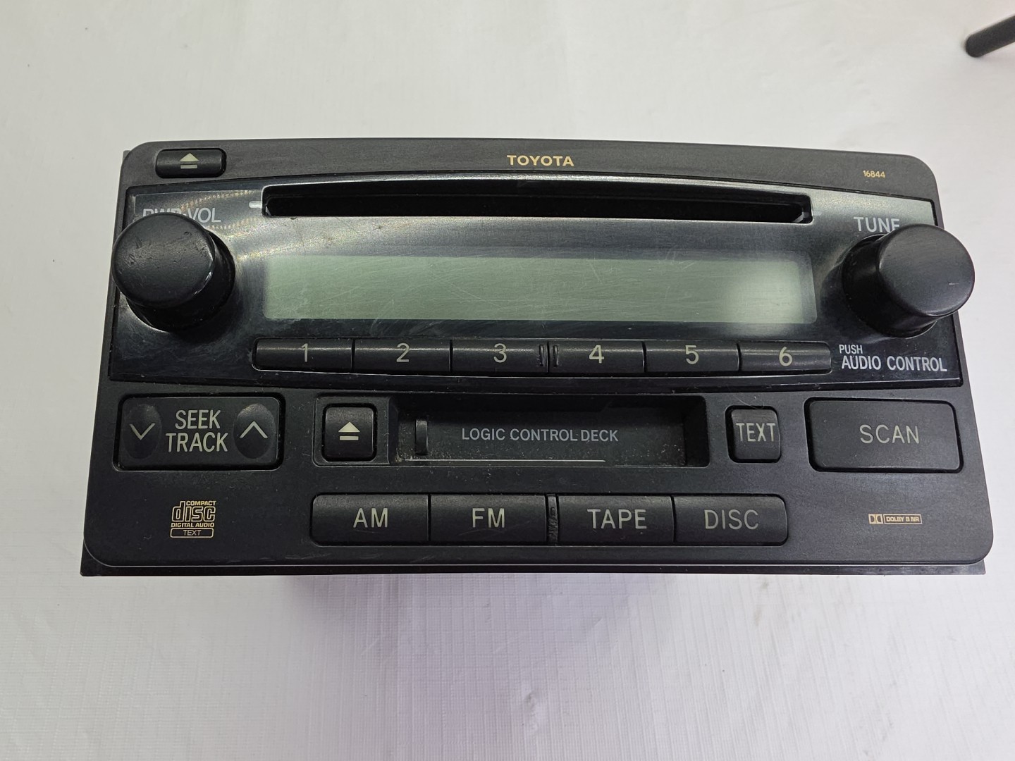 2003 2004 2005 TOYOTA RAV4 Radio cd Cassette Player 86120-2B761 OEM 16844 Works