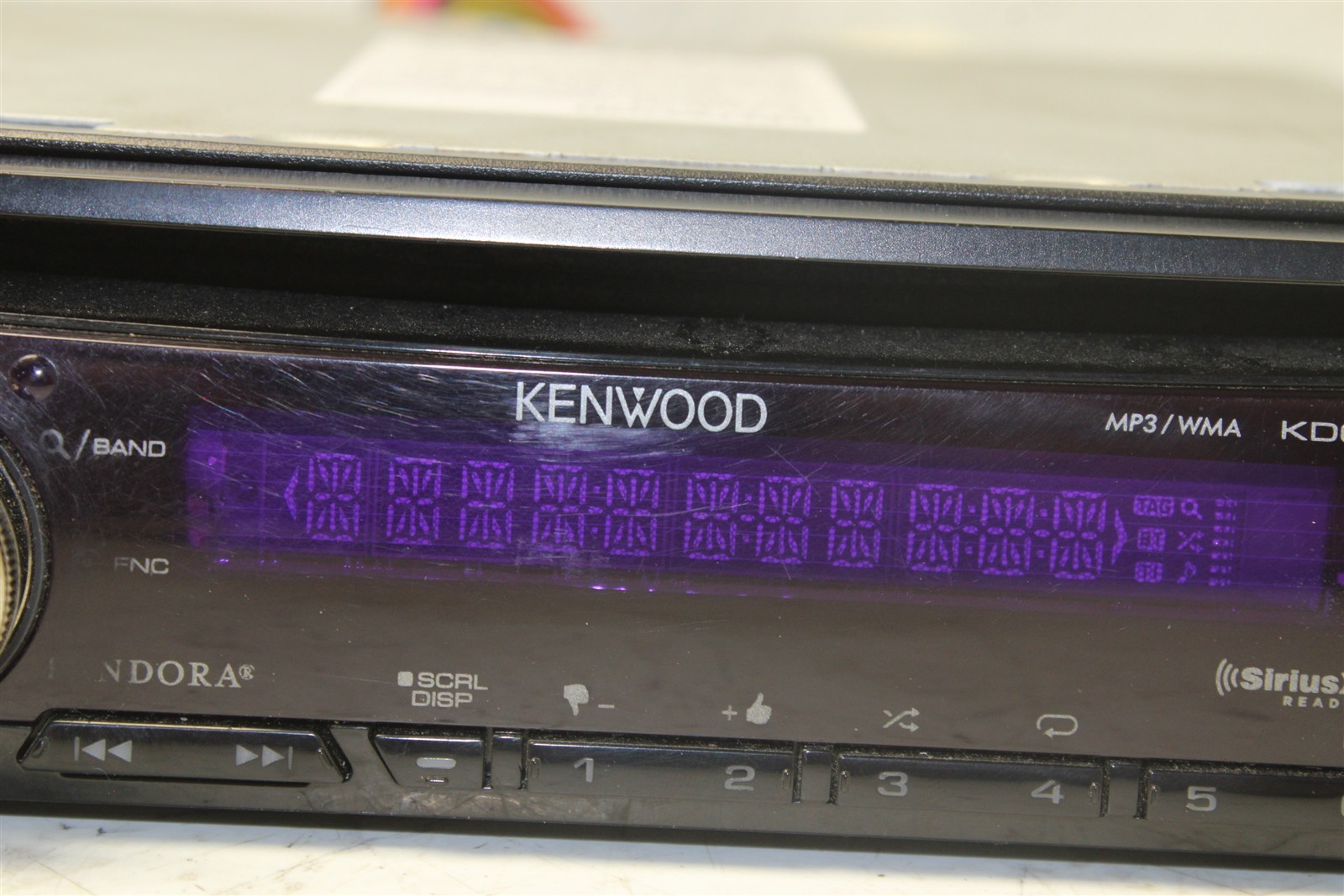 Kenwood KDC-355U Head Unit Stereo Radio USB AUX CD Player USED