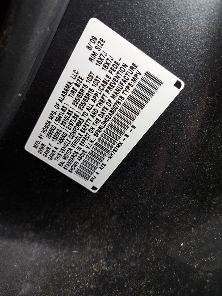 2010 Odyssey Stereo Radio Radio/Receiver Sku#4369366