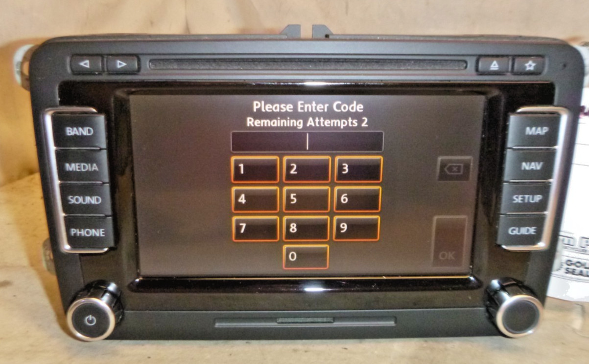 09 10 11 12 13 14 15 Volkswagen CC Radio Cd Navigation 3C0035684E CXP16