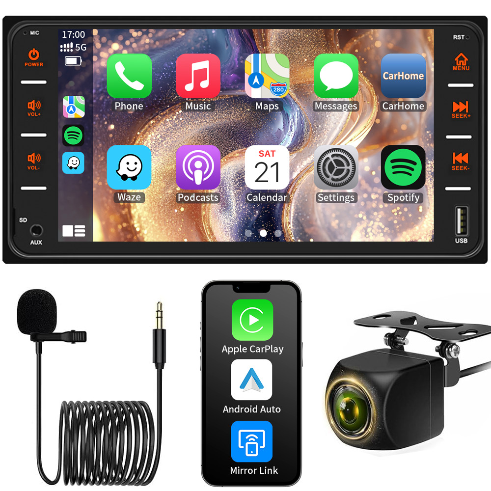 For Scion xD 2007–2014 Android Auto Apple Carplay GPS Car Stereo Radio BT Player