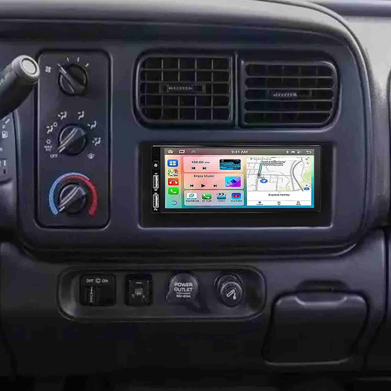 6.86in Car Stereo Radio For 1997-2002 Jeep Wrangler Android13 Carplay WIFI GPS