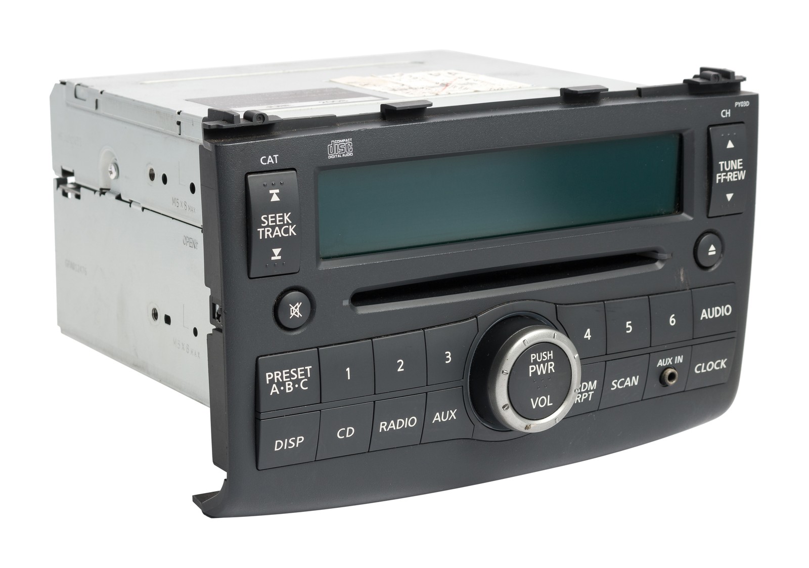 2008 Nissan Rogue AM FM Radio Single-Disc CD Player w Aux 28185-JM000 PY03D