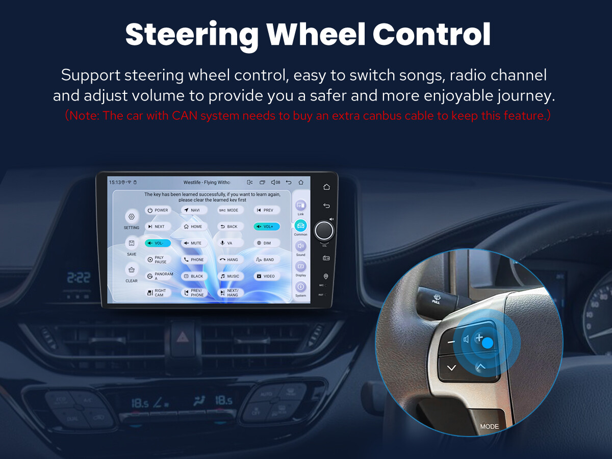 8GB+ 128GB Right Hand Drive JOYING 9 Inch Octa-Core Android 13 Navigation Radio