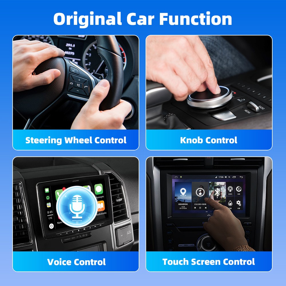 2026 USB Wireless CarPlay Adapter For iPhone Apple Wireless Dongle Plug ＆ Play