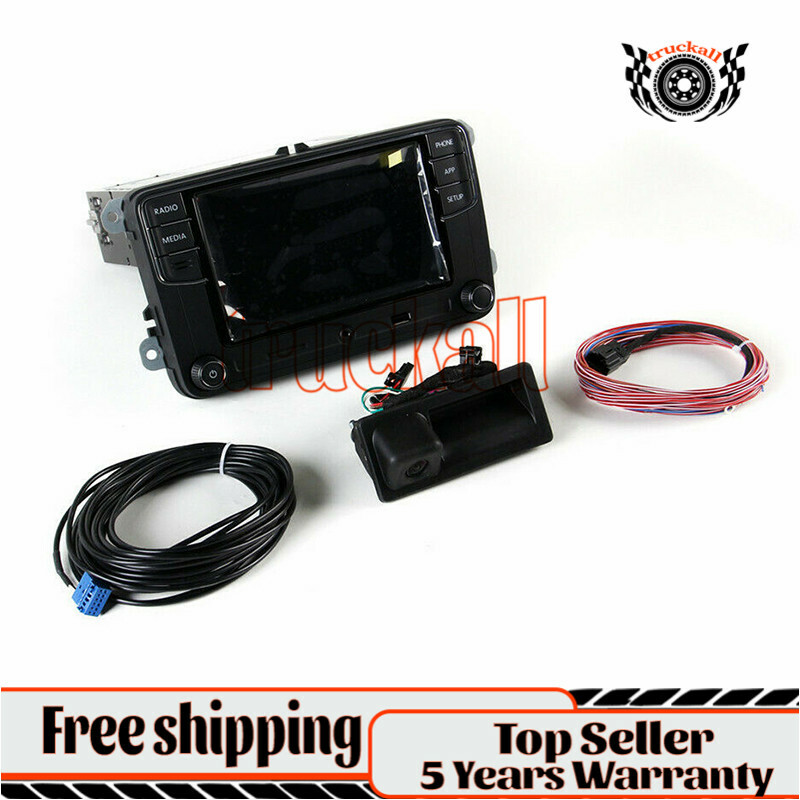 4pcs For VW Jetta MK6 Passat Tiguan 6.5″ MIB Radio & RearView Camera & Cable