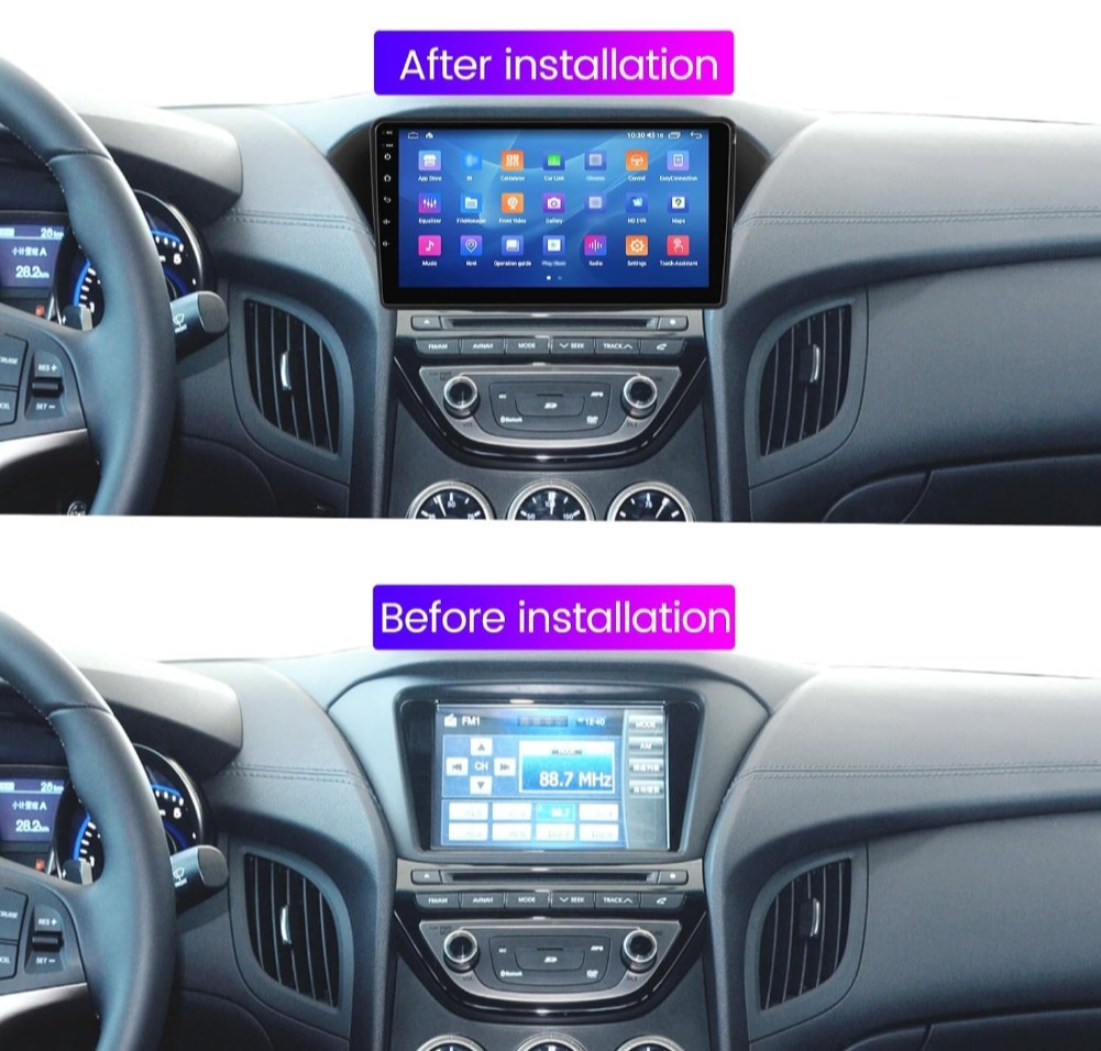 4+64G Car Stereo Radio GPS carplay For 2012-2016 Hyundai Genesis Rohens Coupe