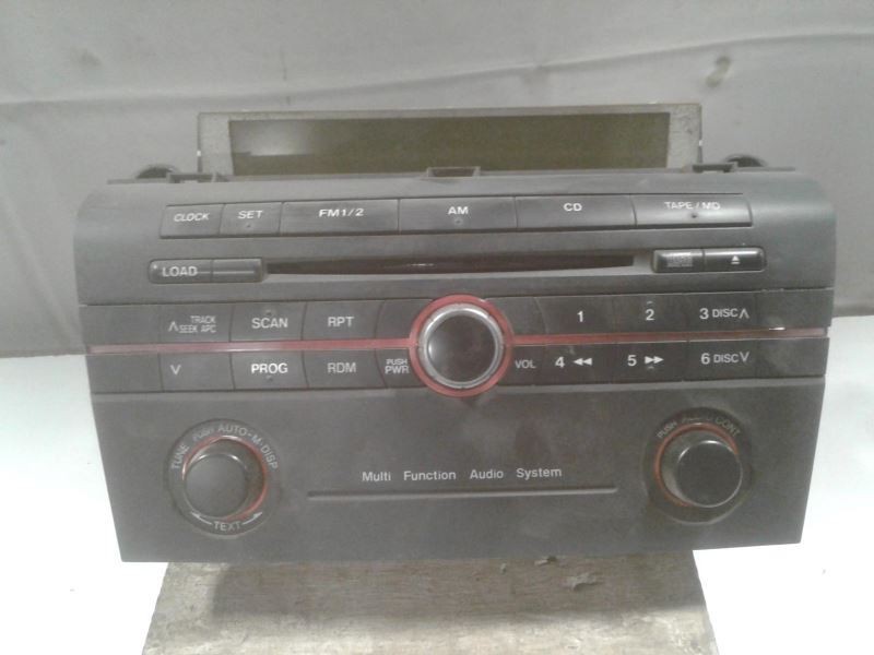 Radio 6 Disc Automatic Changer 2004-2008 MAZDA RX8 BNBF669R0A