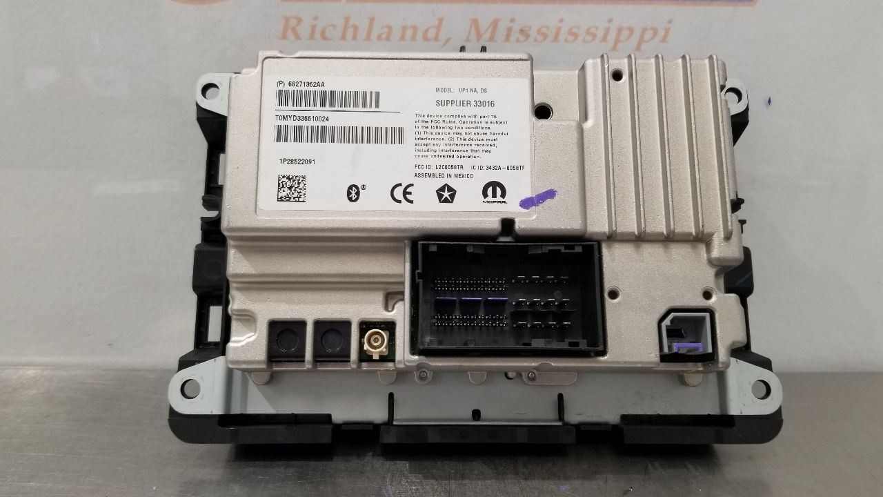 17 DODGE RAM 1500 TRADESMAN RADIO AUDIO CONTROL PANEL 68271362AA