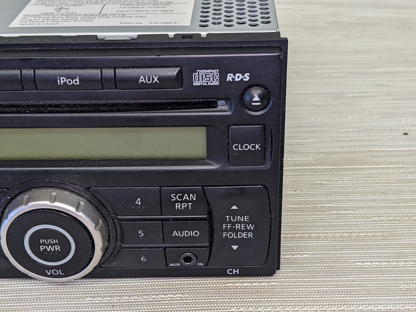 Nissan Rogue 2011-2015 CD MP3 AUX player None-BOSE System (N2)