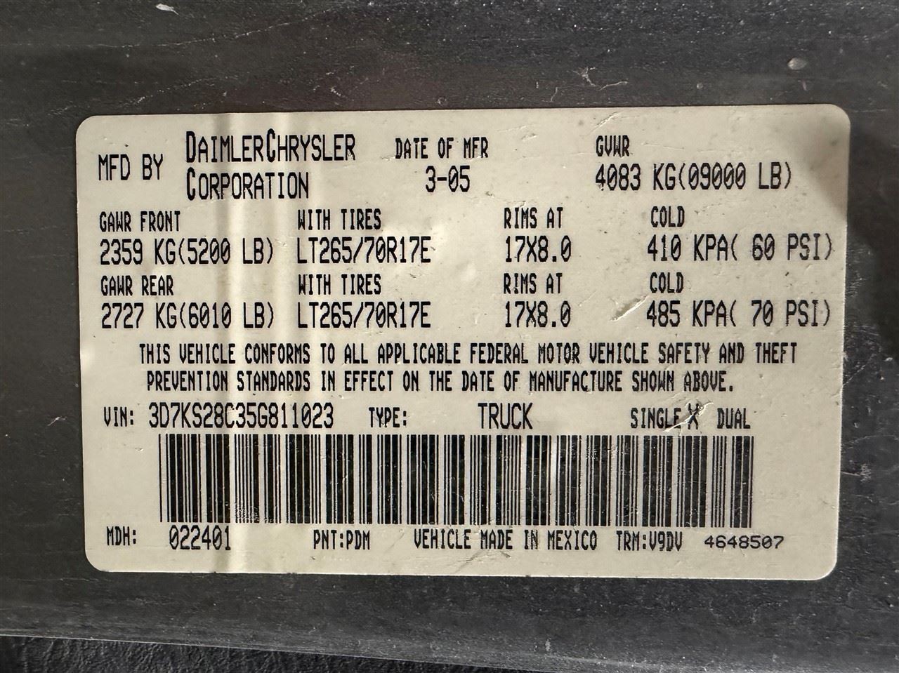 Radio Player Radio Receiver Radio ID Rbk Fits 02-07 CARAVAN 1141799