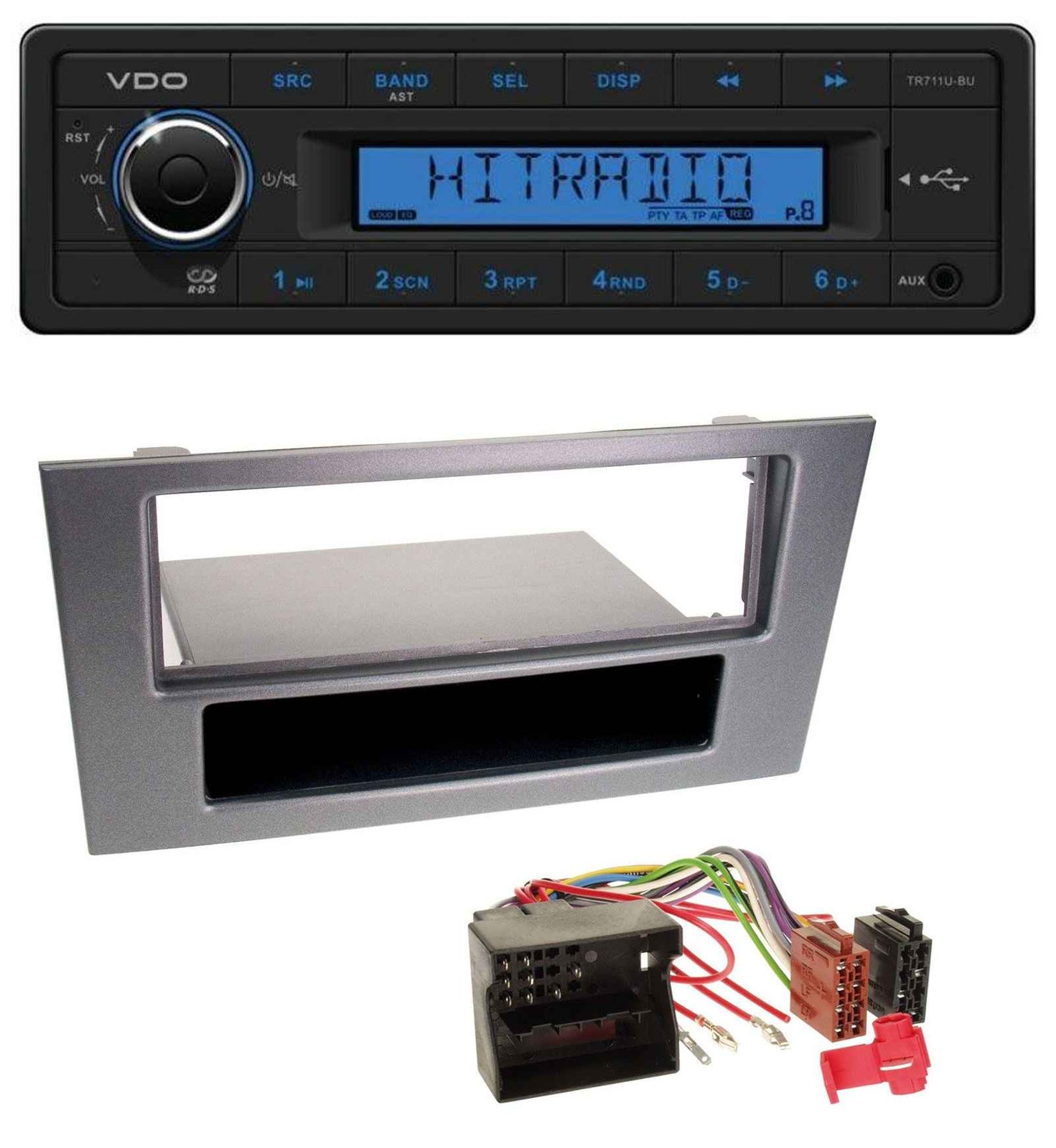 VDO AUX 1DIN MP3 USB Car Stereo for Ford Mondeo 03-07 OEM Visteon Sony Radios