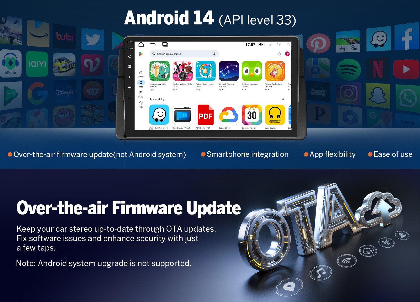 E46A13 9″ Android 13 Car Stereo GPS Sat Nav Radio for BMW E46 325i 325ci CarPlay
