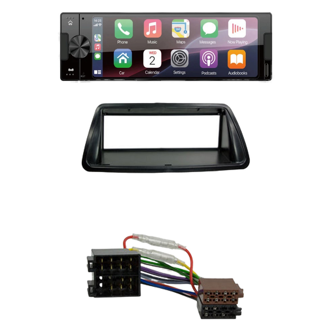 Ampire CPR60 Radio DAB + Bluetooth with installation kit for Fiat Bravo (182)