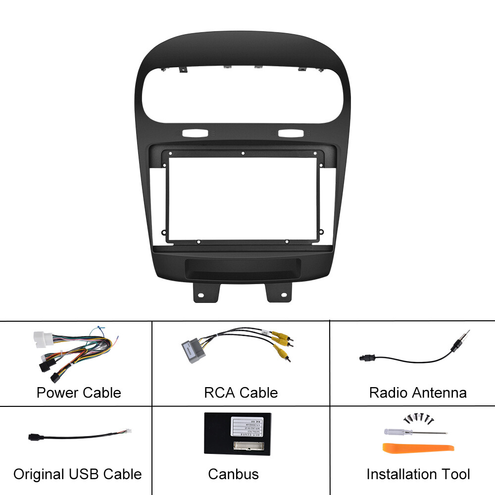 9 Android 13.0 Car Stereo Radio GPS Navi Wifi Player for Dodge Journey 2012-14