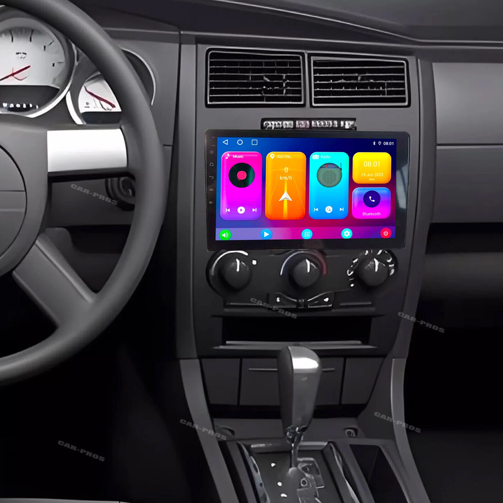 4+64G For Dodge Charger 2006-2007 Android15 CarPlay Car Stereo Radio GPS WIFI