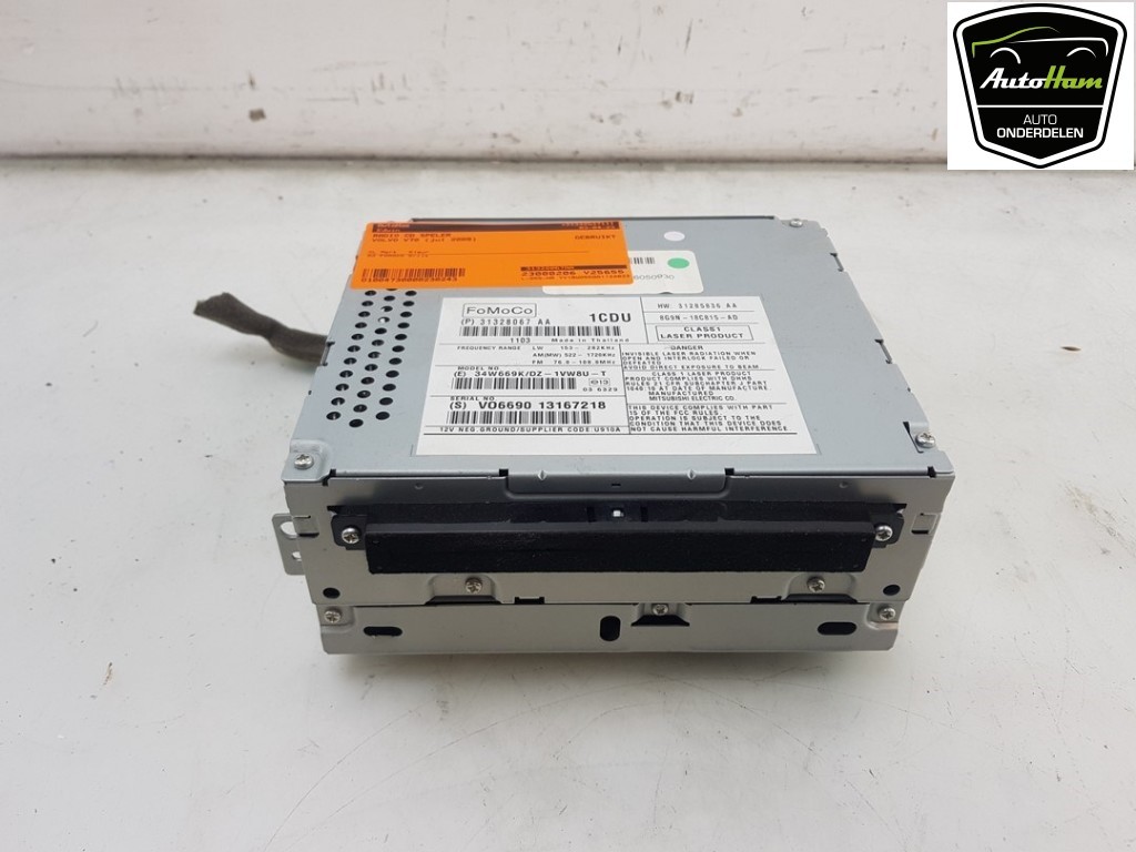 2009 Volvo V70 (BW) ESTATE 2.4 D5 20V 205 (D5244T10) RADIO 31328067AA